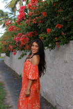 Load image into Gallery viewer, Sunset Heliconia Maxi Dress
