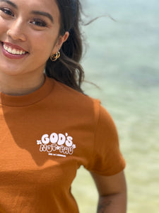 God's Not Pau Tee in Clay