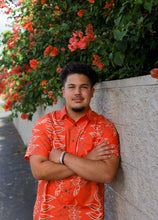 Load image into Gallery viewer, Sunset Heliconia Aloha Shirt
