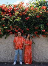 Load image into Gallery viewer, Sunset Heliconia Maxi Dress
