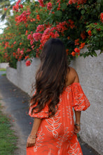 Load image into Gallery viewer, Sunset Heliconia Maxi Dress
