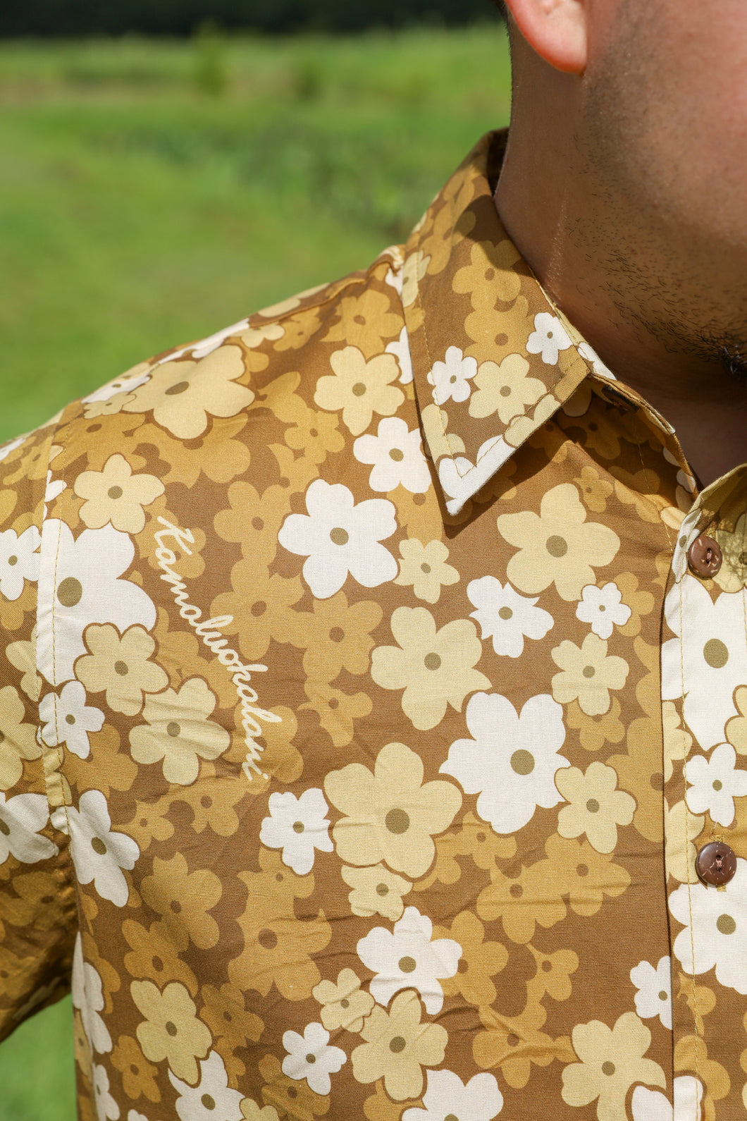 Puakenikeni Blast Men's Aloha Shirt