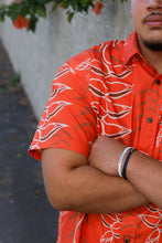 Load image into Gallery viewer, Sunset Heliconia Aloha Shirt
