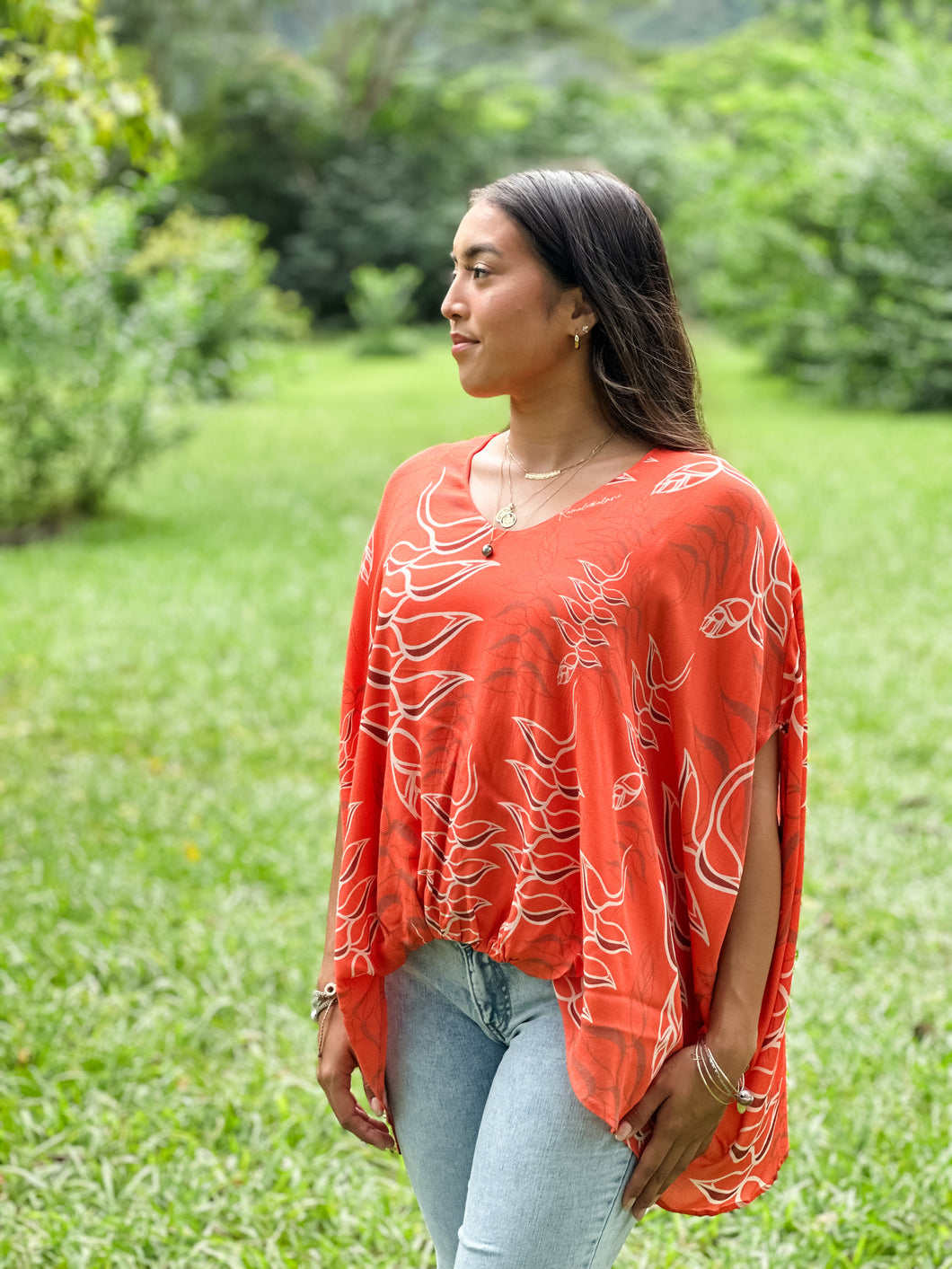 Sunset Heliconia Top (SOLD OUT)