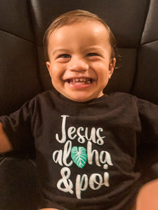 Jesus & Poi Baby Top With Design